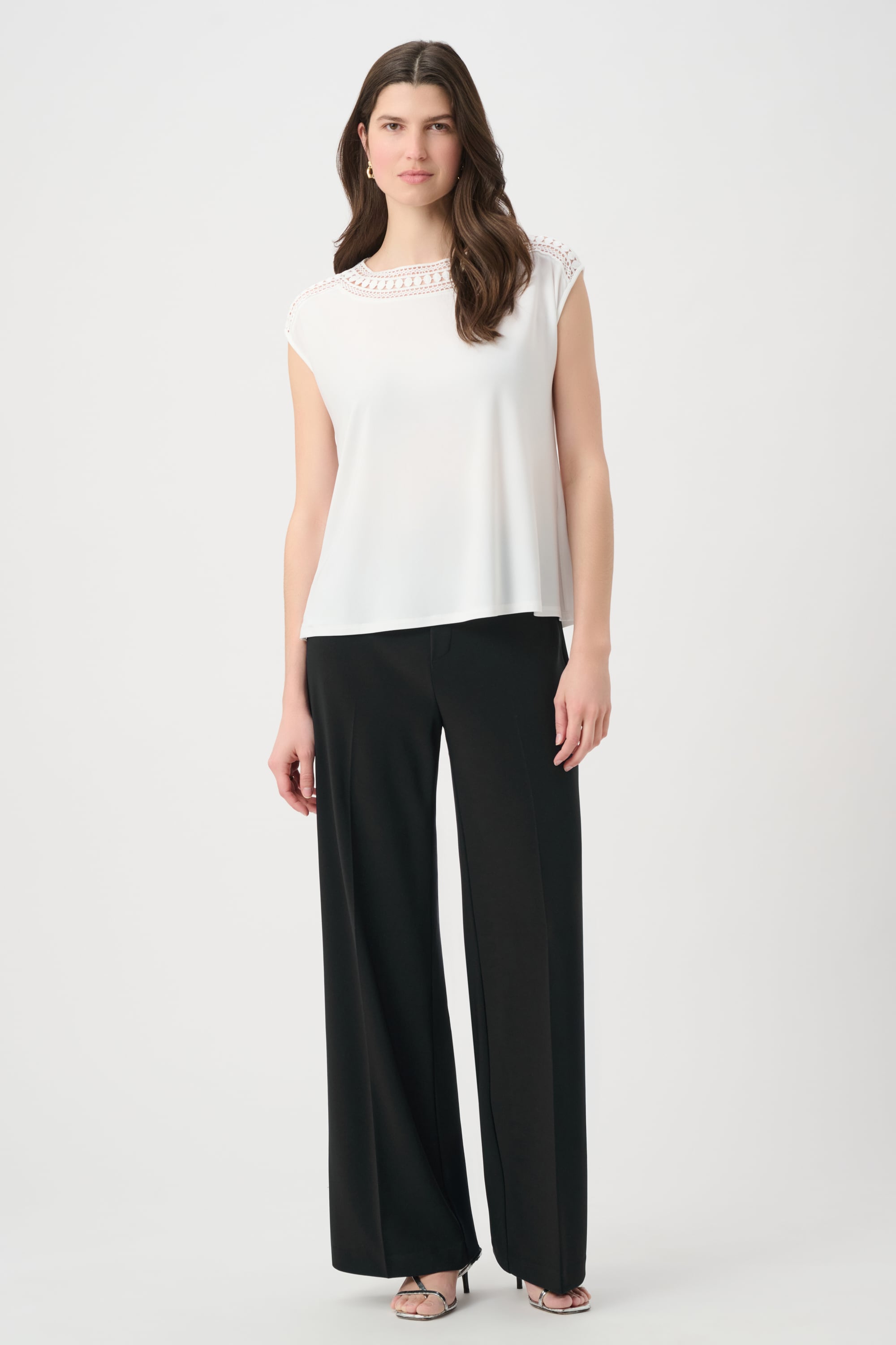 Silky Knit Wide Leg Pull-On Pants