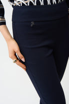 Jacquard Straight Pull-On Pants