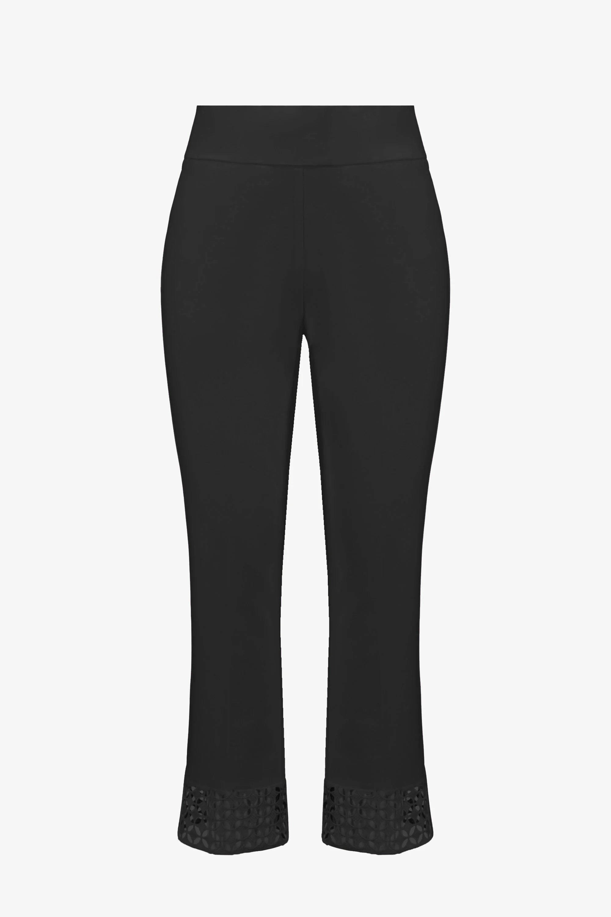 Joseph Ribkof Pull-On Crop Pants With Guipure Detail 261159