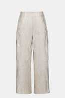 Joseph Ribkoff Pleated Satin Pull-On Culotte Pants-261161