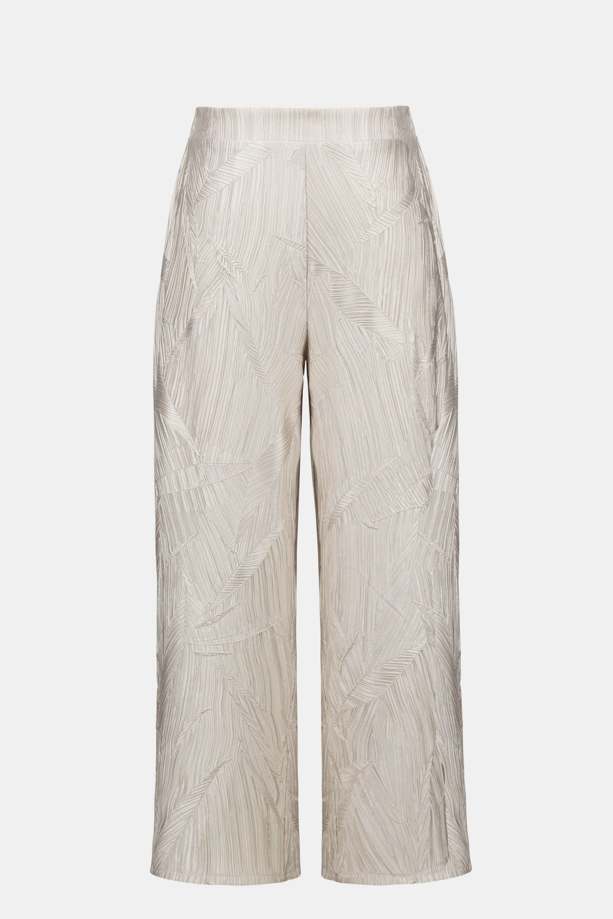 Joseph Ribkoff Pleated Satin Pull-On Culotte Pants-261161