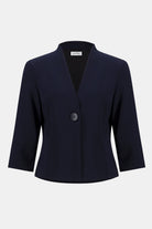 Silky Knit Fitted Jacket