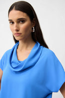 Joseph Ribkoff Eggshell Cocoon Top With Cowl Neckline-261194