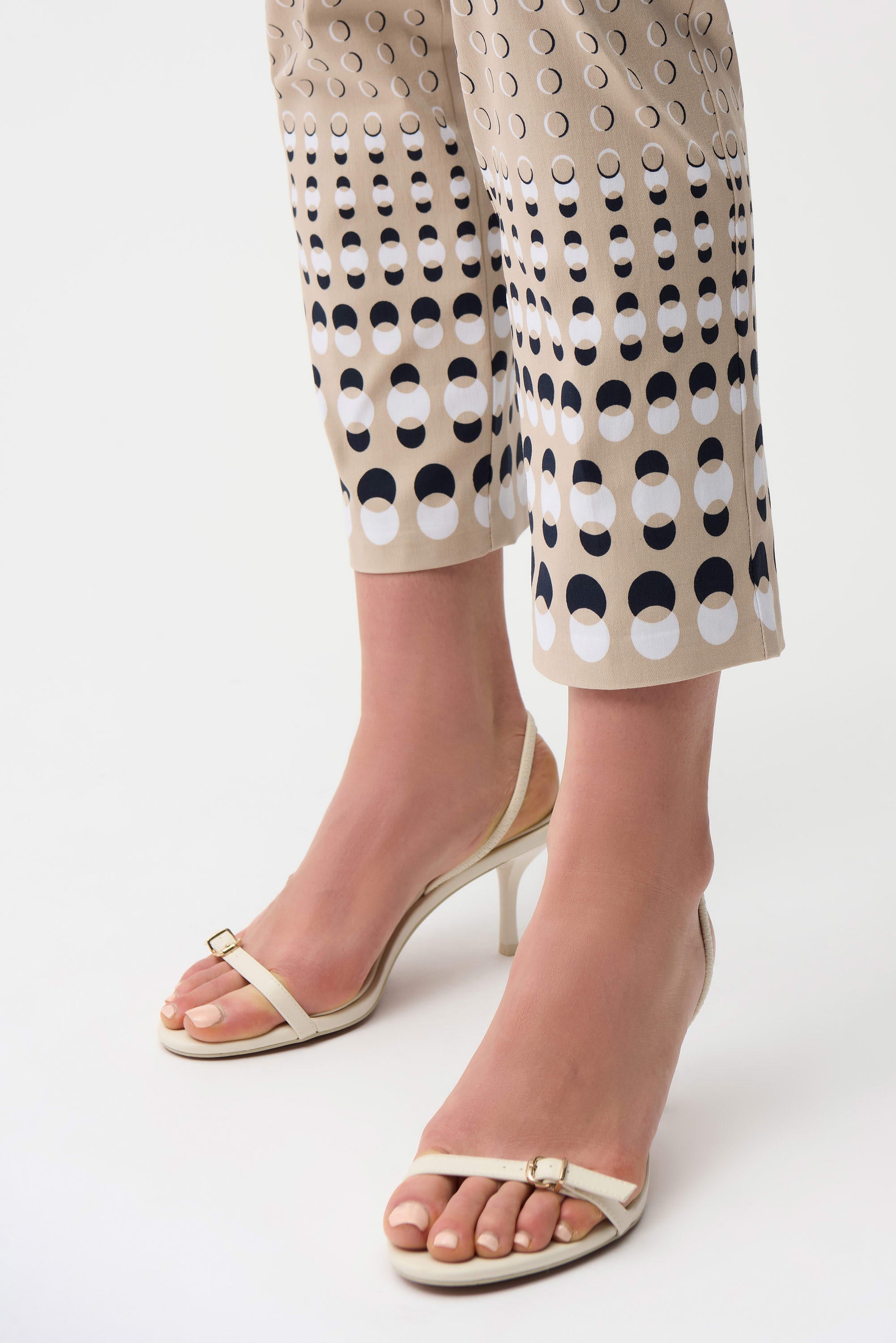 Joseph Ribkoff Millennium Geometric Print Straight Pull-On Pants-261222