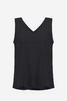Joseph Ribkoff Woven Twill Sleeveless Straight Top With V-necklineline-261248, colour 11