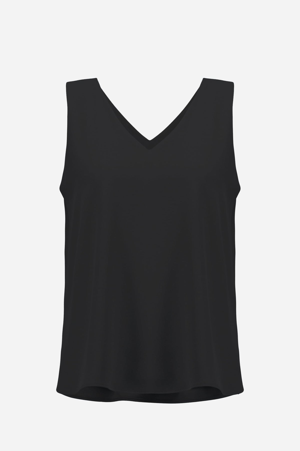 Joseph Ribkoff Woven Twill Sleeveless Straight Top With V-necklineline-261248, colour 11