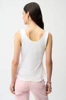 Recycled Satin Fitted Sleeveless Top With Shoulder Knot Detail