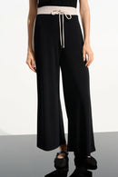 Joseph Ribkoff Silky Knit Color Block Wide Leg Pull-On Pants-261612