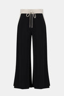 Joseph Ribkoff Silky Knit Color Block Wide Leg Pull-On Pants-261612