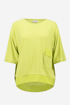 Silky Knit And Memory Boxy Tunic With Pocket Detail