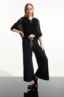 Joseph Ribkoff Boxy Sweater Knit With Zipped Neckline-261634