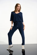 Joseph Ribkoff Silky Knit Boxy Top With V-neckline-261641