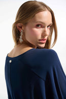 Joseph Ribkoff Silky Knit Boxy Top With V-neckline-261641