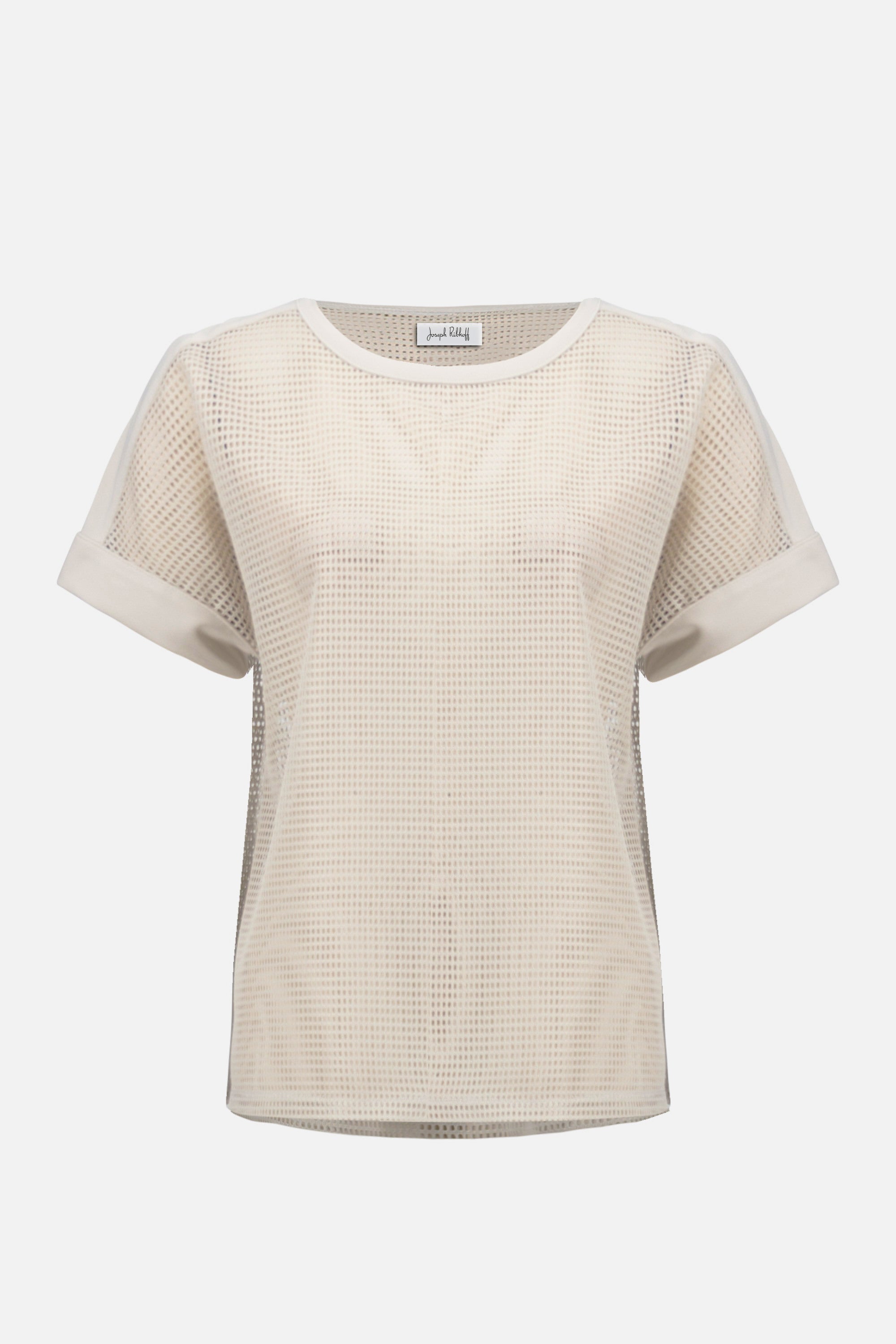 Joseph Ribkoff Silky Knit and Mesh Straight Top-261642