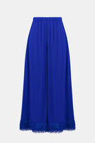 Signature | Georgette Wide Leg Culotte With Novelty Hem