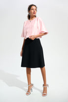 Signature | Viscose Sweaterknit A-Line Skirt