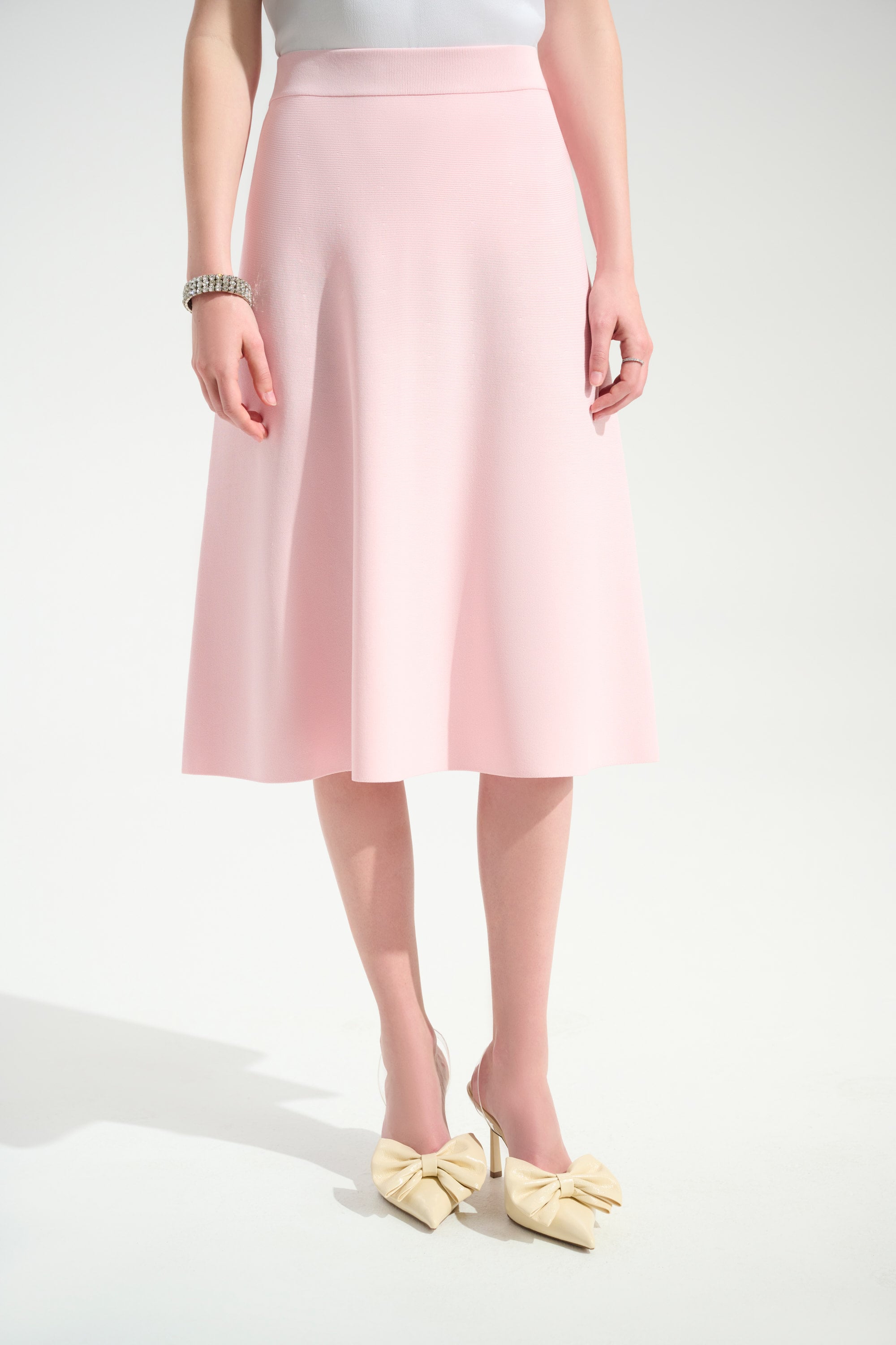 Signature | Viscose Sweaterknit A-Line Skirt