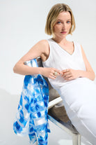 Signature | Recycled Satin Straight Top With Rhinestones Trim