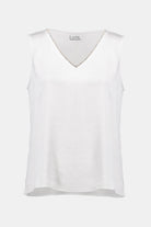 Signature | Recycled Satin Straight Top With Rhinestones Trim