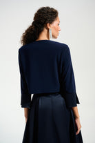 Signature | Silky Knit Cover-Up With Stretch Taffeta Cuffs