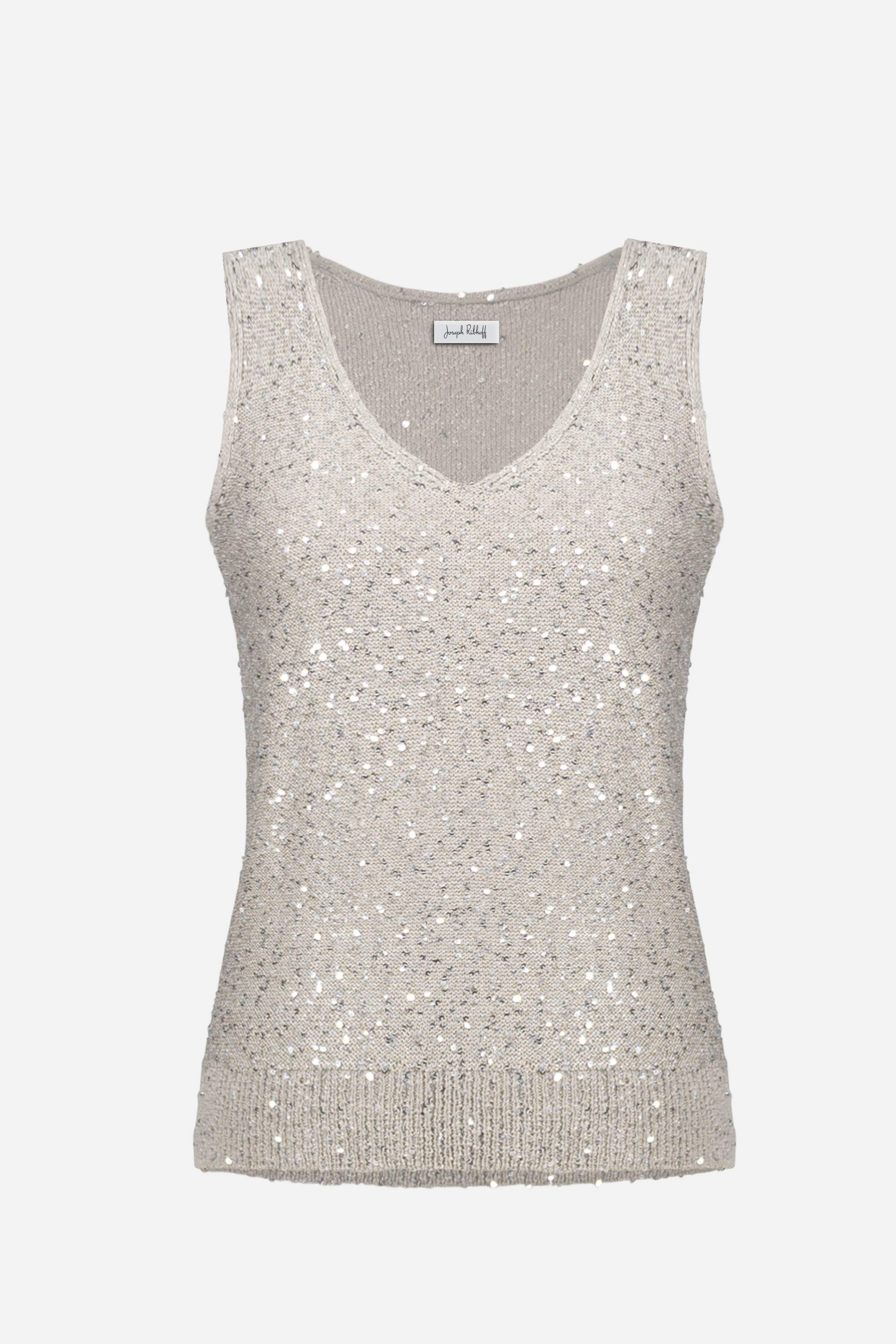 Sequins Yarn V-Neck Camisole