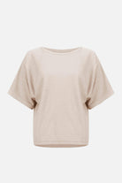 Sequins Yarn Short Sleeve Sweater