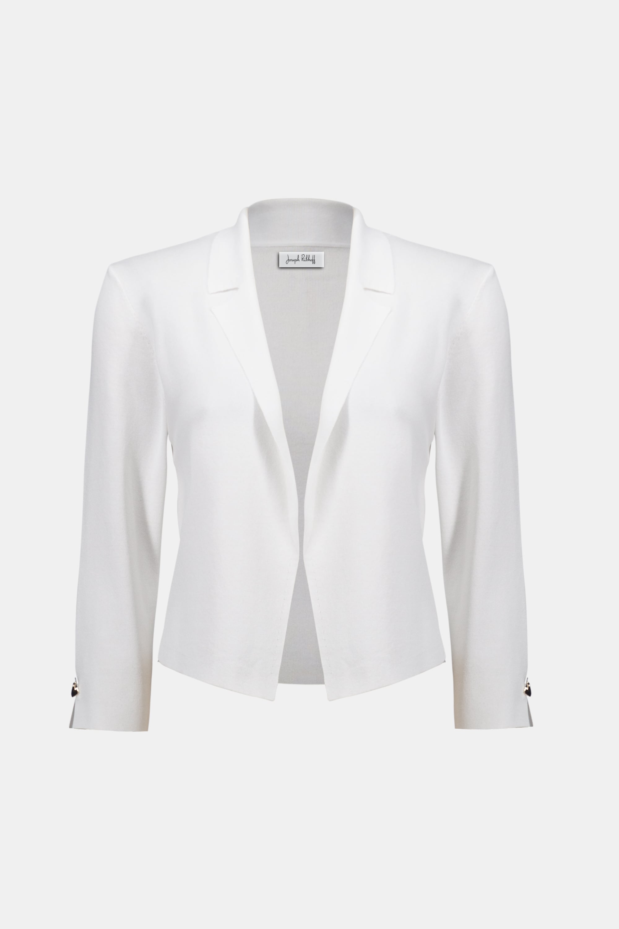 Viscose Blend Open-Front Cardigan