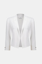 Viscose Blend Open-Front Cardigan