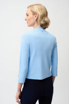 Viscose Blend Open-Front Cardigan