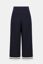 Viscose Blend Culotte pants With Stripe Detail