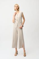 Viscose Blend Culotte Pants