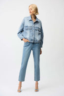 Joseph Ribkoff Slim Leg Jeans With Pearls and Studs-261947