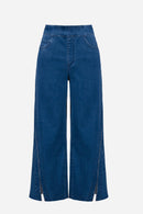 Joseph Ribkoff Culotte Jeans With Rhinestones-261957