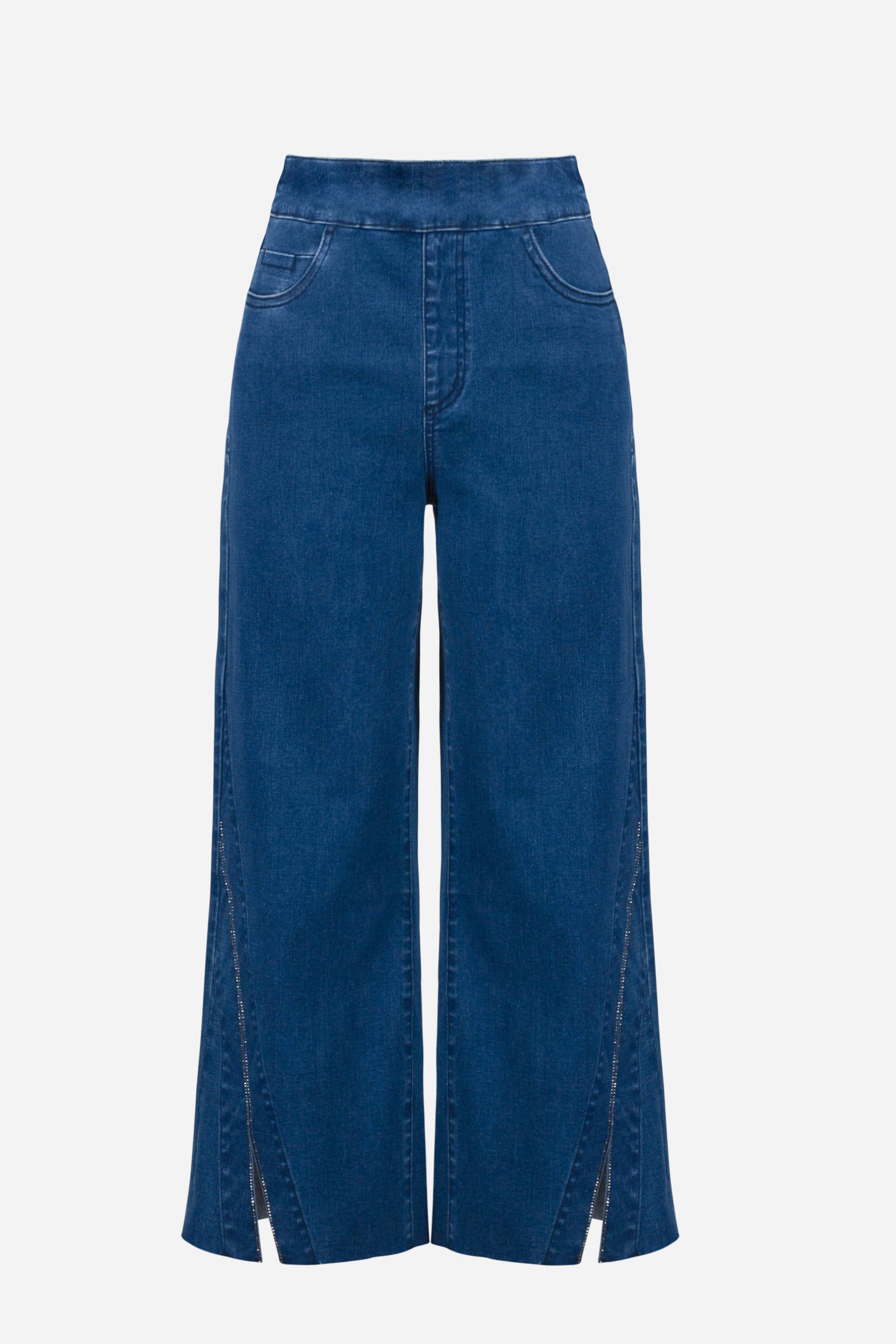 Joseph Ribkoff Culotte Jeans With Rhinestones-261957