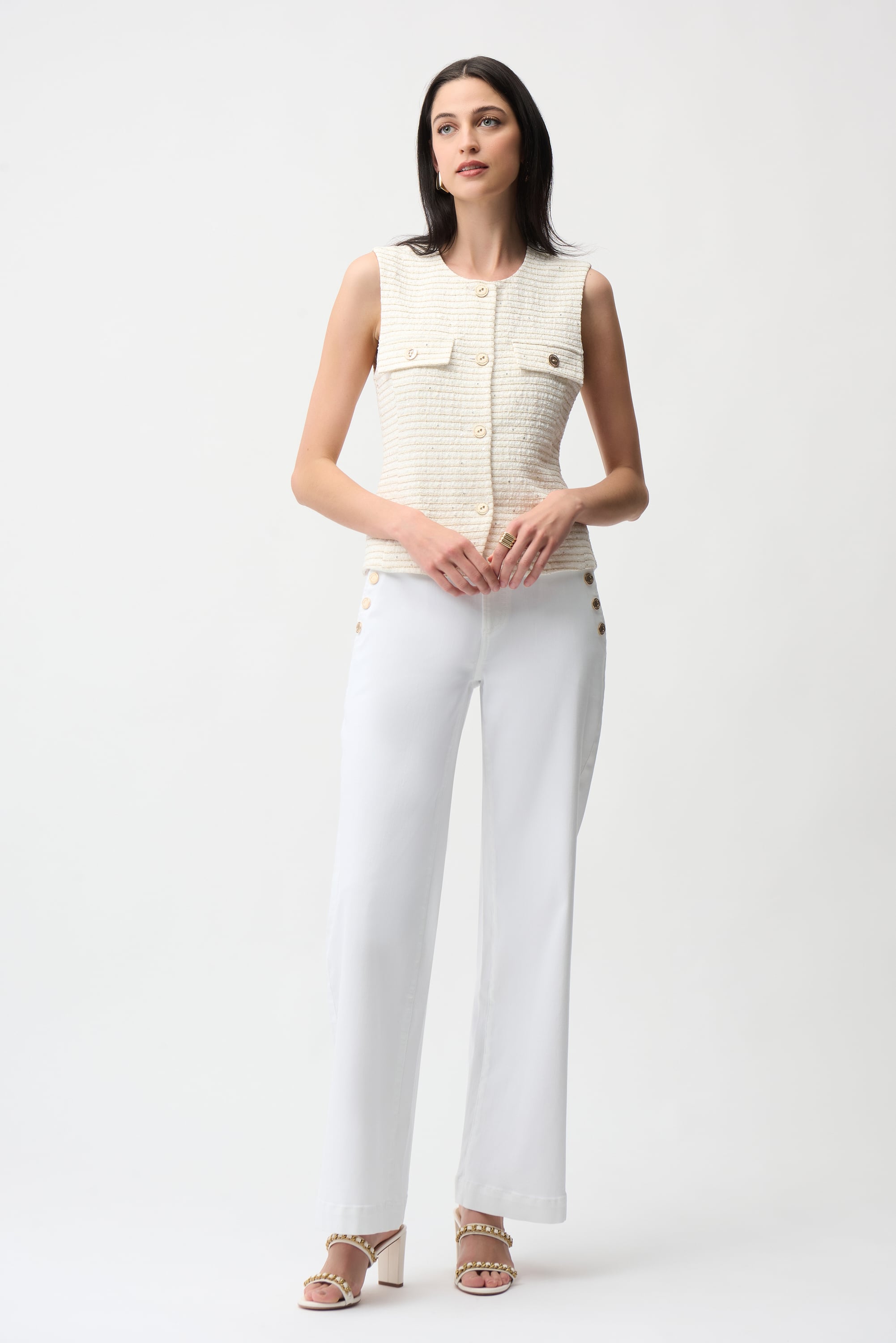 Wide Leg Pull-On Jeans