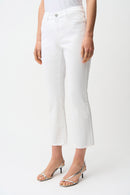 Joseph Ribkoff Straight Crop Jeans With Rhinestones-261945