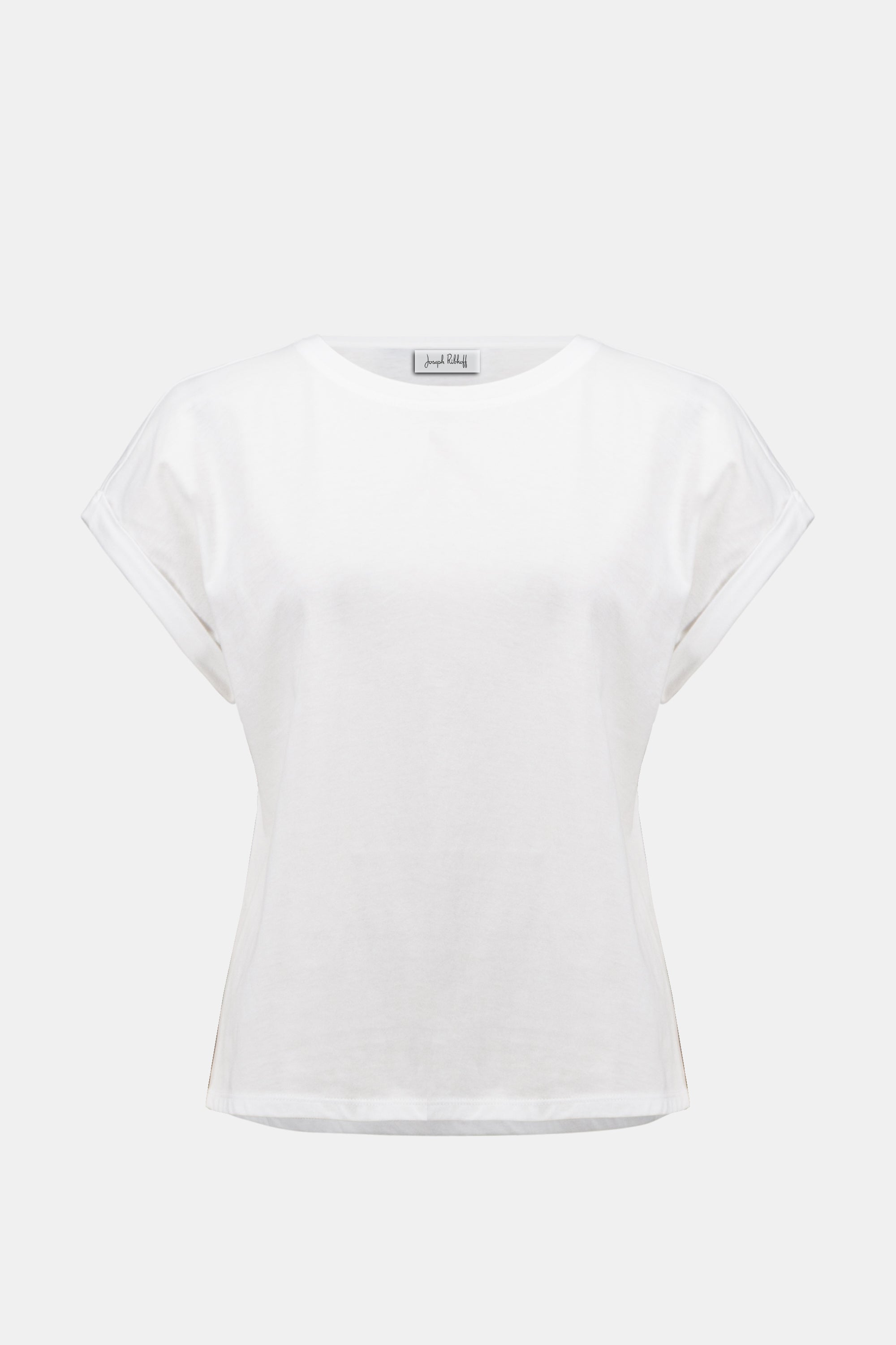 Joseph Ribkoff Cotton Boxy Crewneck T-Shirt-261999