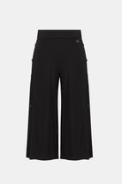 Silky Knit Wide Leg Culotte Pants