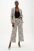 Millennium Geometric Print Wide Leg Pants
