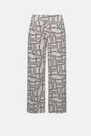 Joseph Ribkoff Millennium Geometric Print Wide Leg Pants-262048