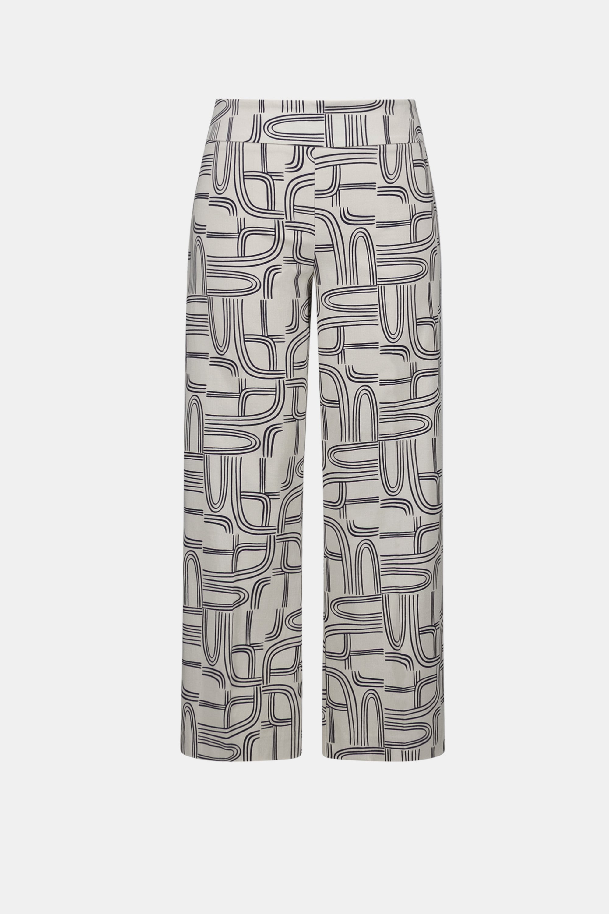Millennium Geometric Print Wide Leg Pants