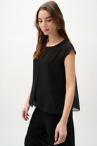 Chiffon And Georgette Trapeze Top