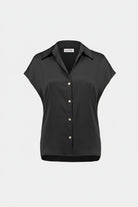 Recycled Satin Blouse With Dolman Sleeves