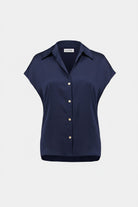 Recycled Satin Blouse With Dolman Sleeves