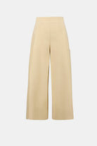 Stretch Poplin Pull-On Culotte Pants
