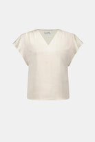 Recycled Satin Top With Butterfly Sleeves