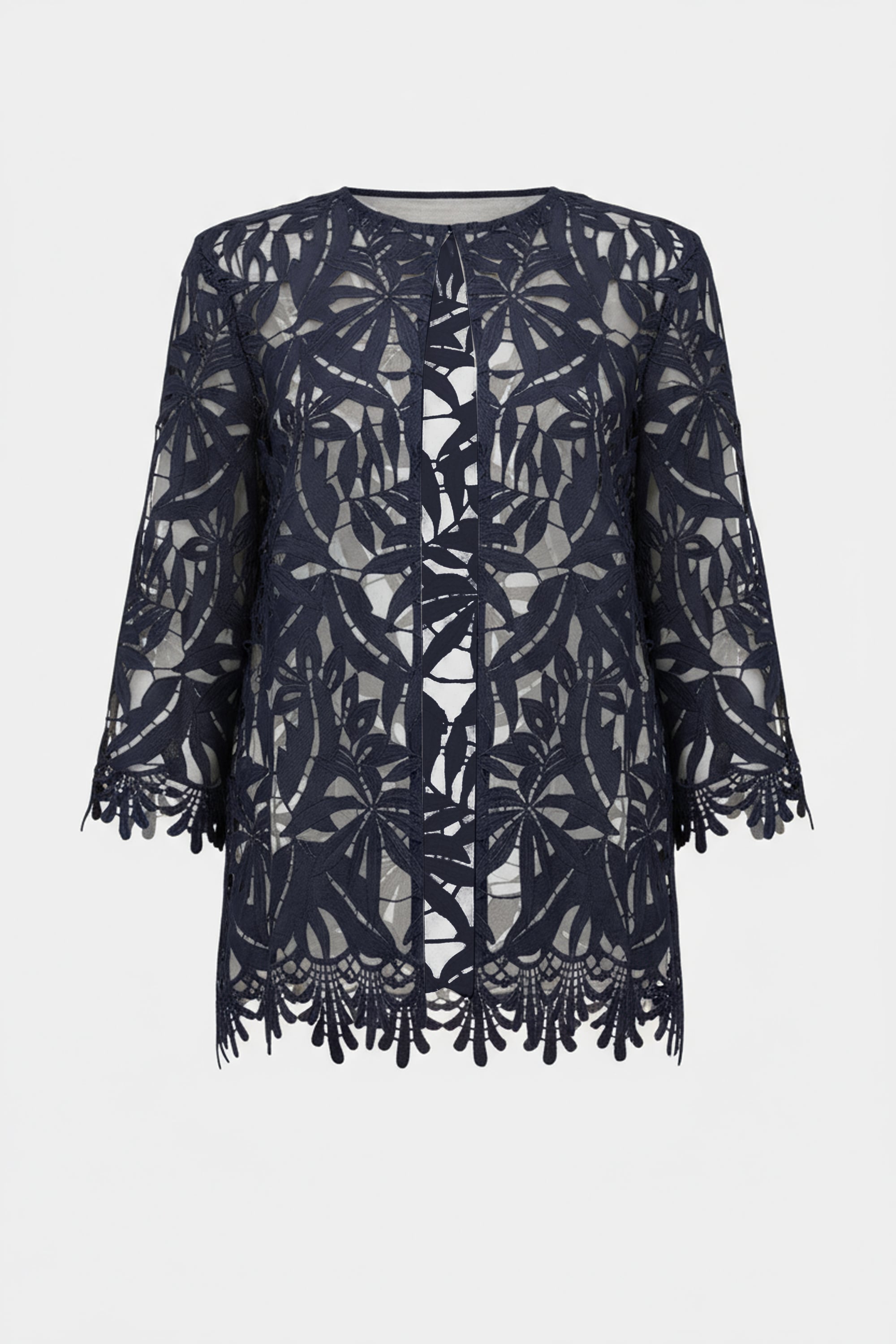 Guipure Lace Straight Cover-Up