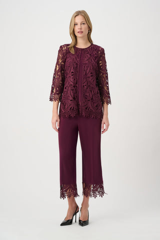 Joseph Ribkoff Guipure Lace Straight Cover-Up-262096W26