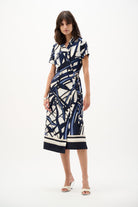 Recycled Woven Abstract Print Shirt Dress