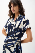 Recycled Woven Abstract Print Shirt Dress